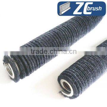 Spiral nylon roller industrial machine cleaning brush