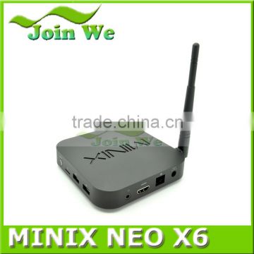 Wholesale Minix Neo X6 Quad Core Andriod 4.4.2 TV Box Support 802.11 a/b/g/n wifi minix x6 neo smart tv box mini