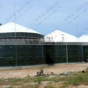 5000m3 Capacity biogas storage system & mounted on tanks for customizing