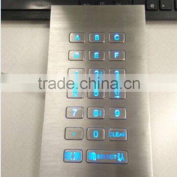 Deep Waterproof Backlight Keypad for Much Water Enviorment Use photo-2