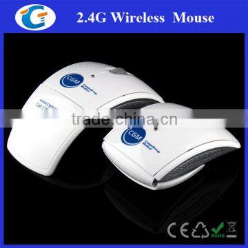 2.4Ghz Wireless Computer White USB Optical Mouse