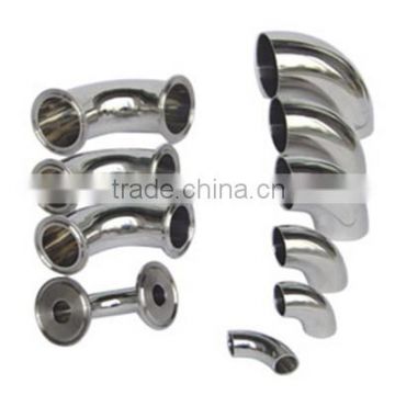 Stainless Steel S SMS Sanitary 90 Deg Long Weld Elbow