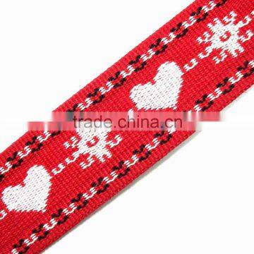 Fabric jacquard webbing