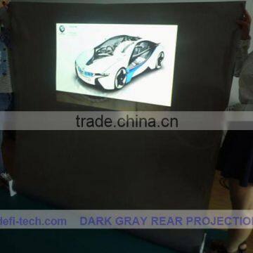 dark grey color rear projection film,holographic Projection screen, making excellent color reappearance.