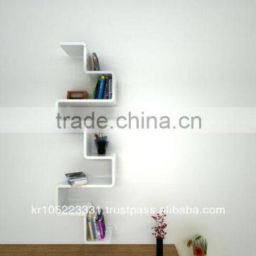 Zigzag Hanging Wall Shelf