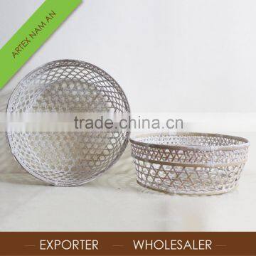 2016 Natural Handmade Bamboo Storage Basket