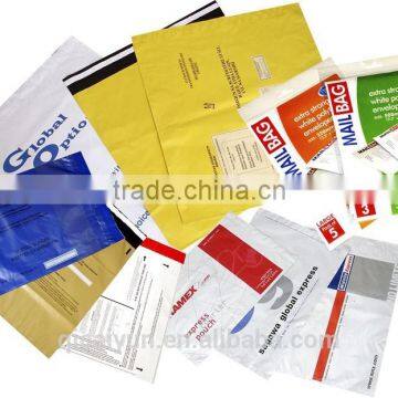 PE printed colored mailing bags/courier bags/express bags made in Shenzhen