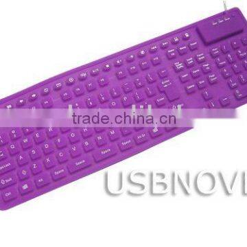 116 keys waterproof keyboard with waterproof fuction