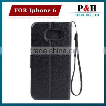 OEM manufacture Luxury design leather cover case for iphone 6 plus