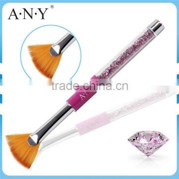 ANY Nail Art Beauty Design Rhinestone Nail Art Professional Fan Brush