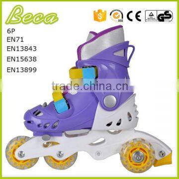 Wholesale Adjustable Plastic Pvc Wheel 3 Wheel Roller Quad Skate photo-2