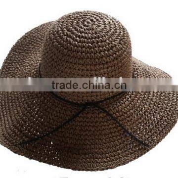 Cheap quality rope crochet straw hats