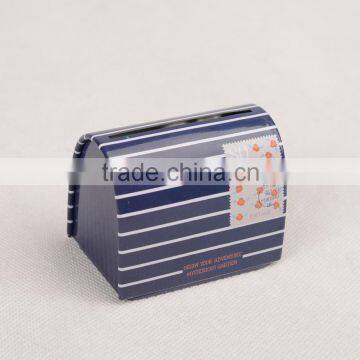 fashion design Mail Shaped Mini Music Tin Box