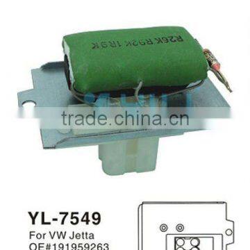 Auto blower motor resistor for VW Jetta