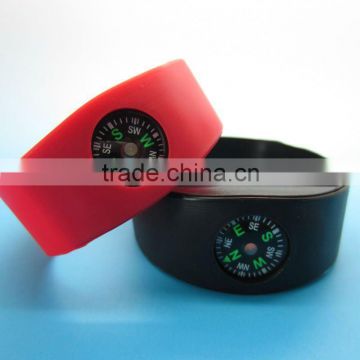 100% silicone Soft Flexible new compass bracelet