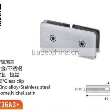 Shower Screen Fittings 180 Glass-to-Glass Clip Shower Glass Bracket photo-2