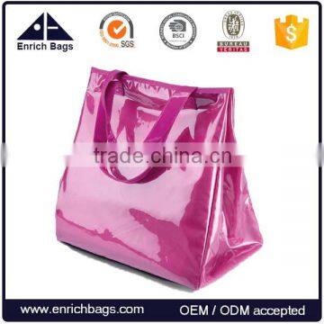 Funky beach bag/shopper in Reach standard crystal PVC