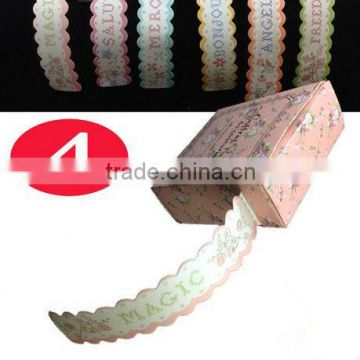 magic paper tape sticker for Decorative