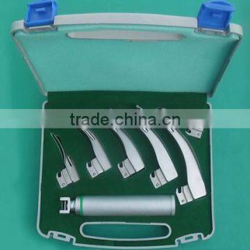 Fiber Optic Macintosh Laryngoscope Six Blade Set