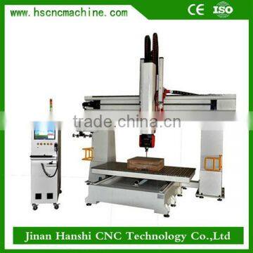 Long lifetime diaphanous woodworking 5 axis wireless cnc router