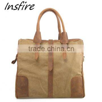 China supplier turkey style male/man business handabg canvas briefcase bags