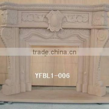 Sandstone Fireplace,