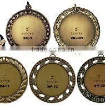 Zinc Alloy Round blank insert medals