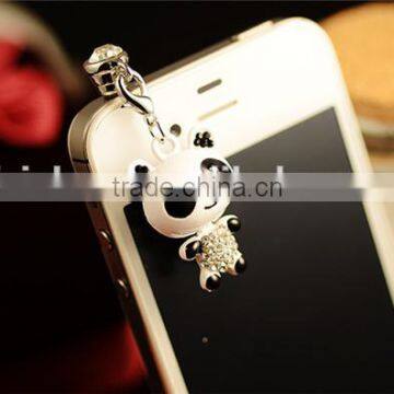 Alibaba china useful bow earphone jack dust plug