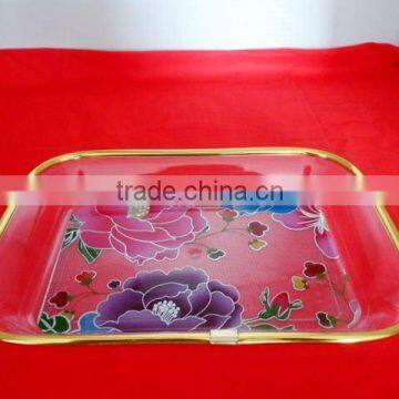 Rectangle plastic Fruit Plate