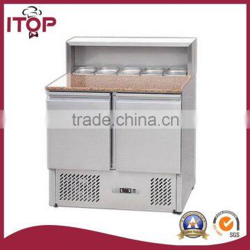 direct cooling refrigerated counter for PIZZA