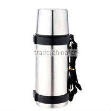 Stainless steel vacuum tourist bottle