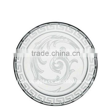 High quality silk-screen glass coasters