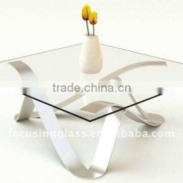 High quality 7mm Square Tempered Glass Coffe Table tops