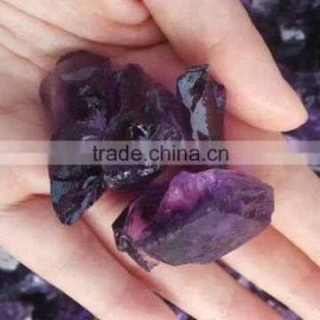 Natural gemstones rough stone amethyst stone for decoration