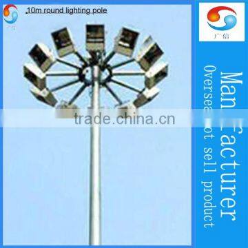 Galvanized High Mast Lighting Pole For Sale