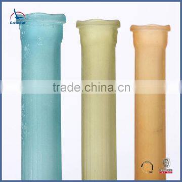 Good Quality Cheap Home Goods Vase Frosted Colored Long Neck Glass Vase photo-5