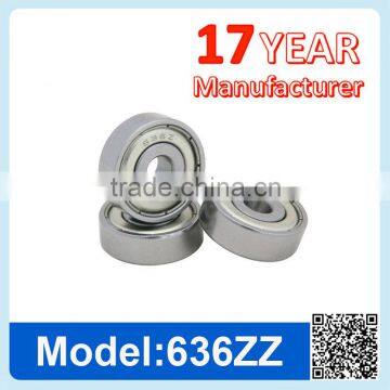 636 ZZ RS Miniature Ball Bearing Deep Groove Ball Bearing