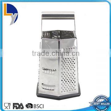 New Design Kitchen tools Factory Direct Sale Stainless Steel 6-Sided Grater