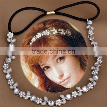 Chic Elastic Fashion Metal Rhinestone Head Chain Jewelry Headband Head Hair band