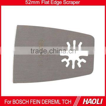 52mm Stainless Steel Flat Scraper Oscillating Multi Tool Blades for most oscillating mutifunction power tool