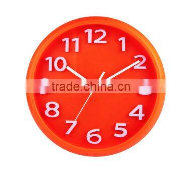 11 inch cheap promotional plastic modern 3D decorative wall clock