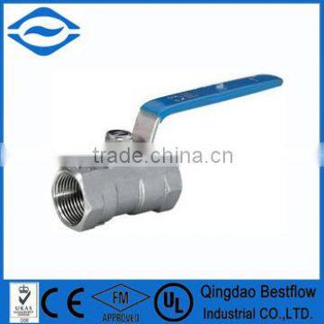 SS 1pc ball valve