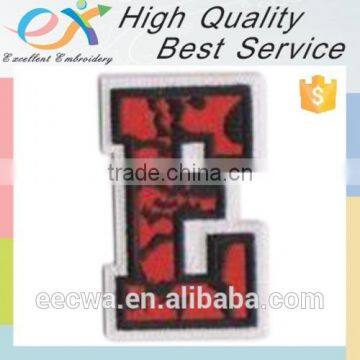 customized embroidered fabric applique letters