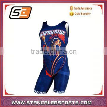 Stan Caleb new arrival custom your own design sublimation camo wrestling suit, wrestling singlets