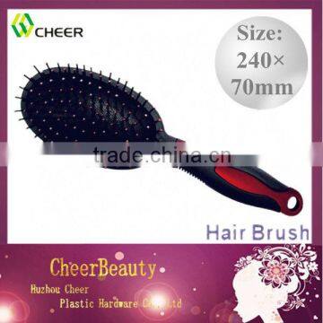 Round Paddle Plastic ABS Hair Brush Wholesale Hair Brush With Spray Pump