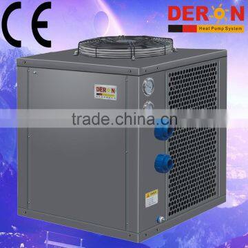 High effecient greenhouse use heat pump air water for climate control in agricultural field