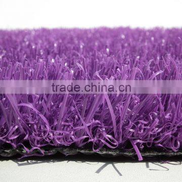 Purple artificial grass for shows colorful synthetic turf for school playground