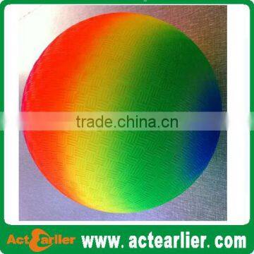 inflatable outdoor rainbow playground ball