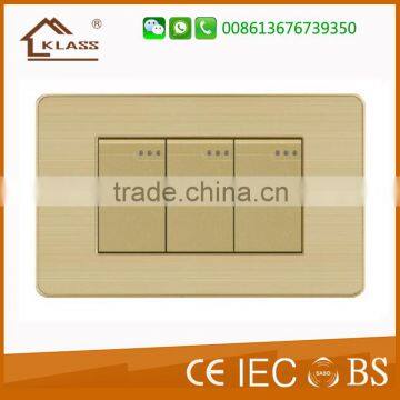 Fashion Eco-Friendly Save Power Energy Saving 3Gang Switch