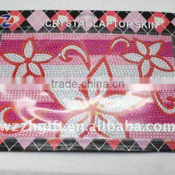 Fashion laptop skin rhinestone